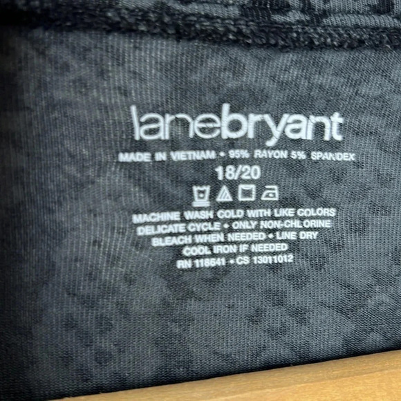 LANE BRYANT Reptile Animal Print Boho Open Waterfall Plus Size Cardigan - Picture 9 of 10